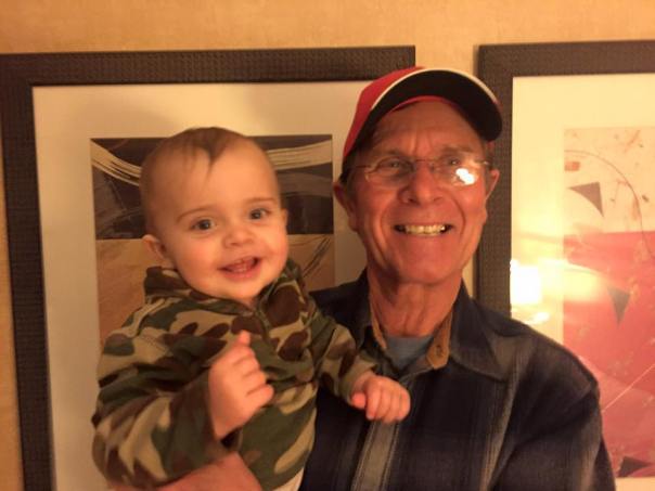 Grampa Gary finally met Skye!